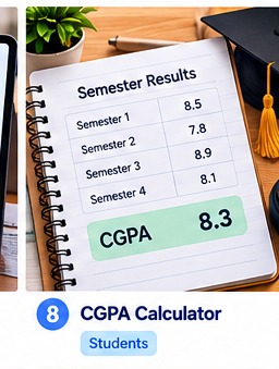 Student results sheet and calculator